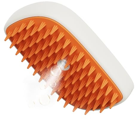 Brosse pour chat pour la perte de poils - Épilateur de poils de chien - Brosse vapeur pour chiens de petite, moyenne et grande race, bain, douche, spa, maison