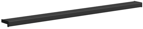 vidaXL Davanzale per finestra nero con venature del legno, in PVC, moderno, facile da pulire, resistente ai raggi UV, decorazione decorativa, design funzionale, decorazione per la casa, spazio