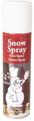 P'TIT CLOWN - Vaporisateur de Neige Artificielle - Snow Spray - Pour Décoration Noël, Christmas, Xmas - Idéal pour Différentes Surfaces Sapin, Couronnes de Portes, Fenêtres, Bois, Papier - 150 ml