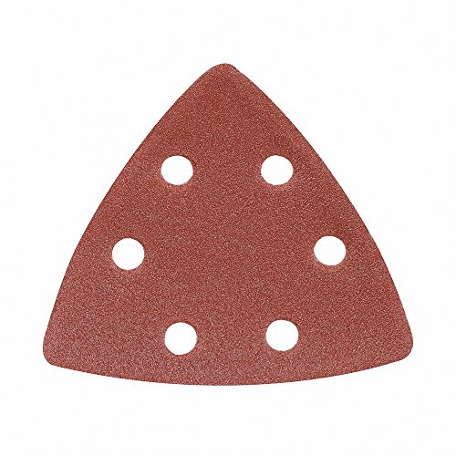 Silverline 826718 10 feuilles abrasives triangulaires auto-agrippantes 90 mm Grain 120