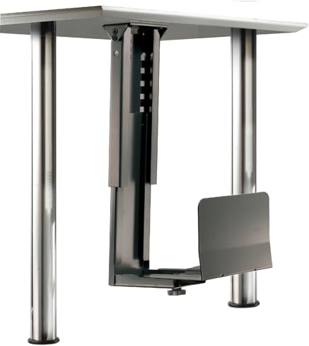 ROLINE PC-Halter schwarz, hoehen- und breitenverstellbar