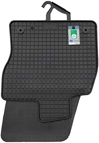 PETEX Gummimatten passend für Golf Sportsvan ab 05/2014 Fußmatten schwarz 4-teilig