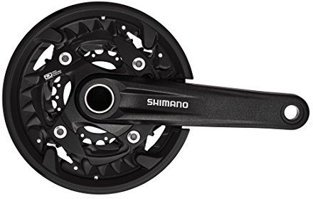 SHIMANO MTB FC-MT500 Kurbelgarnitur 2x10-fach 36-26 Zähne schwarz 2020 Kettensätze Mountainbike