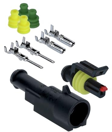 Kalitec KALI-1001 AMP Superseal Set 1 Pôle - Connecteur Automobile IP67