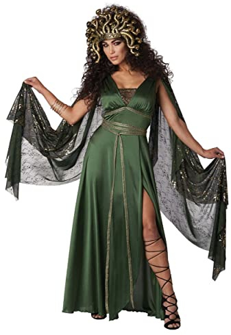 California Costumes - Disfraz de medusa, reina de las Gorgonas, para adulta