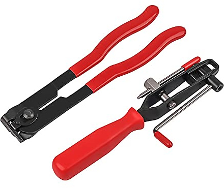 Hsthe Sea Juego de 2 alicates de pinza para el coche, para quitar e instalar abrazaderas de anillo o cinta plana