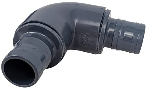 Winkelrohr Winkeltülle Winkelverbinder Winkelstück Rohrbogen Kunststoff Plastik 32mm 38mm 50mm (38mm Version)