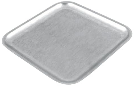 García de Pou Platos Llanos Cuadrados 'Artinox' 18X18 Cm Plateado Inox