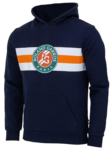 Roland Garros Kapuzen-Sweatshirt, offizielle Kollektion – Kindergröße – Tennis