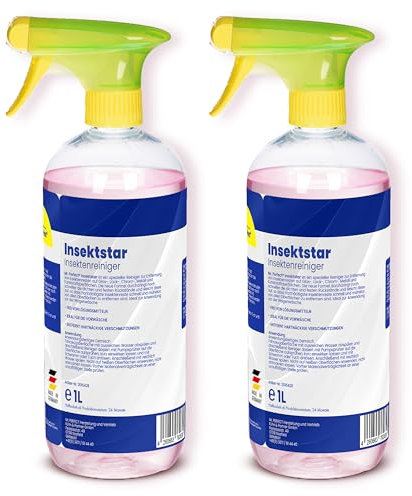 Mr. Perfect® Professioneller Insektenentferner Auto - 2x1L I Auto & Motorrad Insektenentferner - Geeignet für Lack, Glas, Kunststoff & Chrom I Lackschonender Insektenreiniger, Vorreiniger