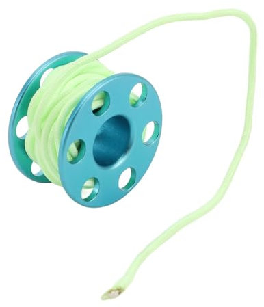 Oumefar Mini-Tauchseilrollen, Mini-Rollenanhänger, Tragbar, Antioxidativ, Langlebig, Leuchtend, Kreativ für Souvenirs (Blau)