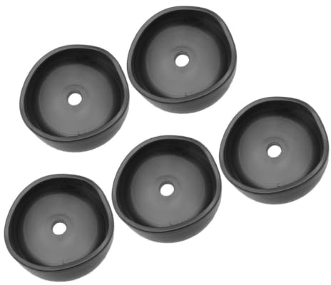 LIFKICH Juego de 5 protectores de polvo para herramientas eléctricas, protección de goma para taladro de impacto, colector de polvo para taladros, accesorios para taladros, protección eficaz contra el