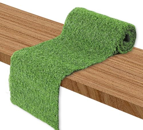 Gras Tischläufer 35 * 120 cm Tischläufer Kunstrasen Tischdecke Tischläufer Rasenteppich Kunstrasen Outdoor, Gras Tischdekoration passend für Hochzeit Party, Geburtstag, Bankett, Partys