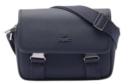 Lacoste NH4858HC Herren Classic Mini Messenger Bag, Marineblau, Onesize, Lässig