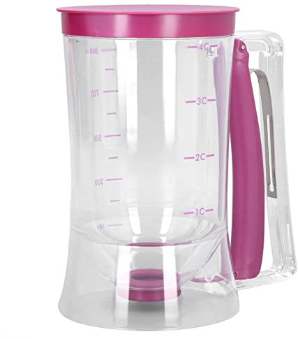 BAFOVY Dispensador de Masa de Panqueques, Dispensador de Masa Manual de de Gatillo, de de Apertura Ancha, Control de Porciones Eficiente, Herramienta de Cocina Multifacética, Capacidad Generosa,