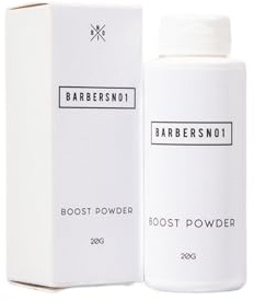 BarbersNo1 Boost Powder – 20g Volumising Hair Texture Powder for Men | Instant Lift, Matte Finish & Flexible Hold | Lightweight Styling Dust, No Grease | From the UK’s No.1 Barber Brand