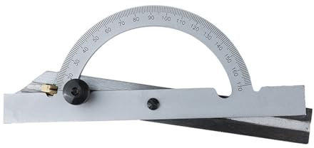 Angles Meter Misura Goniometro Righello Metallo Finder 10-170 Gradi Regolabile Goniometro Strumento di Misura