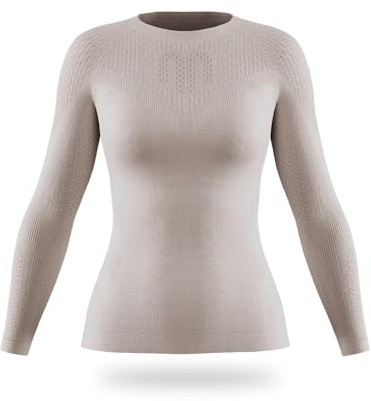 BAUERFEIND Kompressions-Shirt „Sports Compression Shirt Long Sleeve“, Langarm-Shirt für Damen, Für verbesserte Durchblutung der Torso- und Armmuskulatur, Polyamid/Elasthan