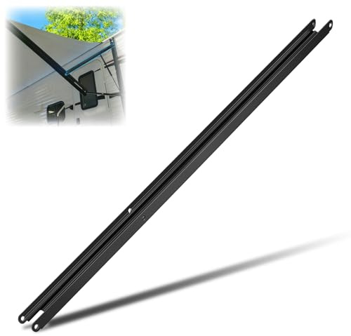 50 RV Awning Inner Drive Arm, Compatible with Solera Regal 69 Assemblies, Precision-Fit 50x1.75 Black Aluminum Rail, Anti-Rust Powder-Coated Replacement