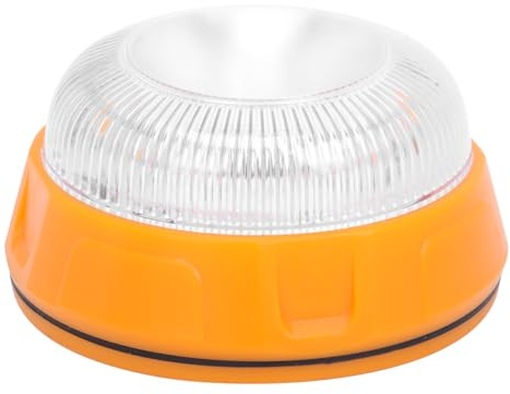 Alipis Luz de Emergencia LED Amarilla para Coche Resistente y Práctica con Alta Luminosidad Consumo para Señalización y Seguridad Vial