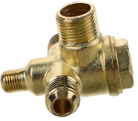 BIUDECO Threaded Air Compressor Check Valve Pneumatic Accessory Non-Return Copper Replacement for Broken Old Valves with Corrosion Resistance