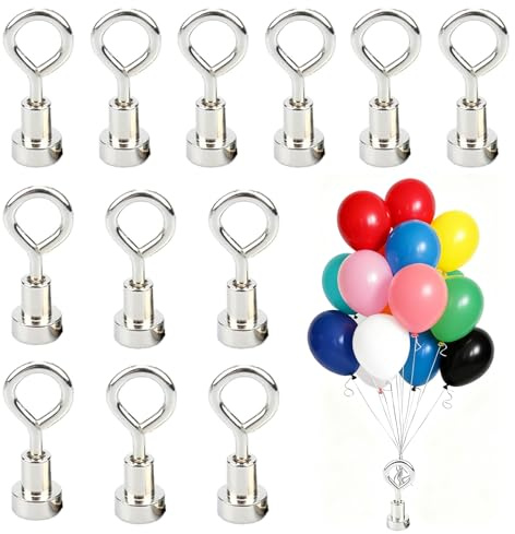 12 PCS Helium Balloon Weights, Balloon Weight, Classic Design Portable Ballon Weights for Party Wedding Birthday Decorations, Easy to Use Weights for Balloons Outdoor Events