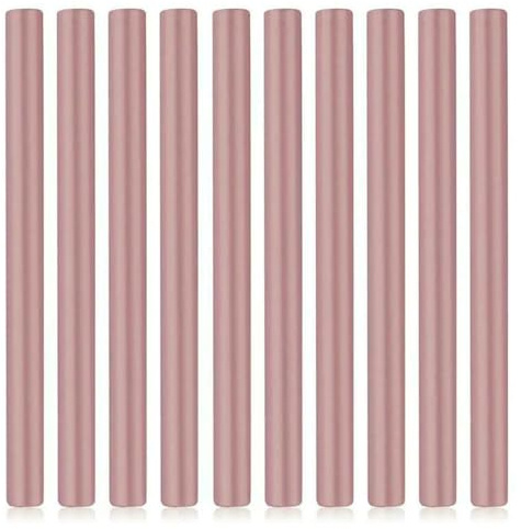 10 Stück Siegelwachsstäbchen, Siegelwachs für Hochzeitseinladungen, modische Dekoration – 36 Roségold