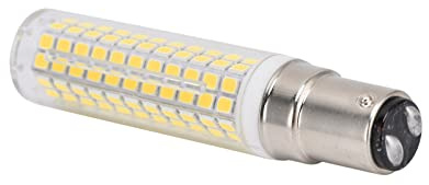 HEEPDD Bombilla BA15D, Lámpara LED de Maíz 1500LM 136LED Bombilla Regulable con Diseño de Disipación de Calor de 360 ​​grados, para Lámpara de Techo, de Pared, de Mesa (220V Blanco frío)
