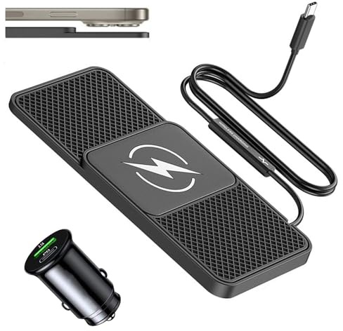 Car Wireless Charger Pad for Land Rover Defender Discovery Sport,Cell Phone Cordless Charging Mat Smart Phone Charger Flat Charging Mat Accessories,B