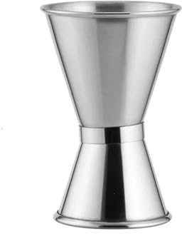Jigger Cocktail Taza medidora de cóctel acero inoxidable 30/15, 40/25, 45/30ml taza bebidas líquidas doble trago accesorios barra(25-40ml)