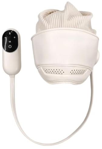 Harilla Électrique Massager Tête Appareil Massage Crânien Instrument Massage Fonction Chauffante Air Pression Relaxant pour Détente Bureau, Masseur et Chapeau