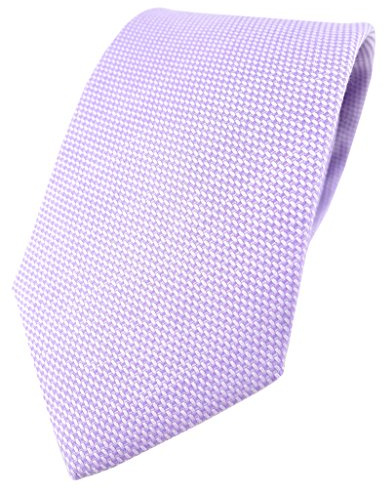 TigerTie Designer Krawatte Pique in gemustert - 100% Baumwolle - Krawattenbreite 8 cm