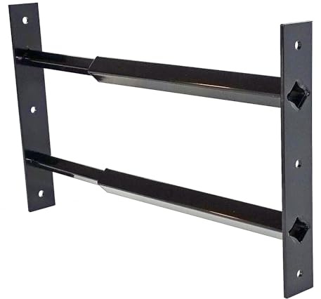 LIFEBOX MOTTEZ LBXB941V - Barreau Télescopique - 2 Barreaux 30 À 55Cm - Noir
