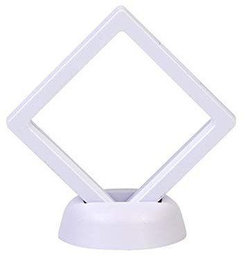 EASYBUY Lot de 10 cadres de présentation flottants double face pour bijoux, pièces de monnaie, montres, défis et pièces de monnaie 3D