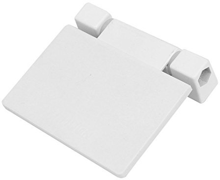 Aexit Fenêtre à battant PVC vis métal drapeau blanc Charnière fixe T 91x85x16mm (5b8b104cabed801f5e2e733edf555852)