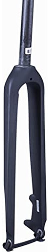 Forchetta MTB 1-1/8 Tubo Dritto 26/27.5/29 in Rigida MTB Forcella Anteriore Ultraleggero Fibra di Carbonio 3K Accessori Biciclette