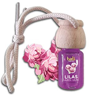Bali fragancias Ambientador de coche LILAS 6 ml 0% alcohol, absorbe el mal olor de tu vehículo