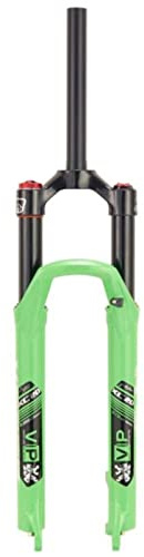 ZECHAO 26/27,5/29in Fahrrad Federgabel MTB,120mm Federweg 1-1/8 Magnesiumlegierung Mountainbike Gabel 9mm Schnellspanner Luftgabel Fahrrad Federgabel (Color : Green, Size : 29inch)