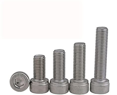 M6 M8 M10 DIN912 Feingewinde Sechskant Innensechskantschrauben 304 Edelstahl Inbusschrauben Steigung 0,75/1,0/1,25 mm-M10x1,25x55 (1 Stück)