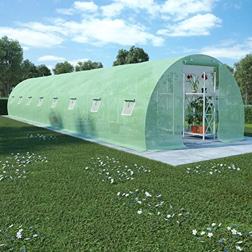 BaraSh Invernadero 36m² 1200x300x200 cm Invernadero De JardíN Tipo Caseta Vivero Casero De Acero