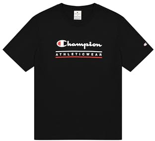 Champion Legacy - Camiseta Estampada para Hombre, Color Negro (KK001), XS, Negro (Kk001), XS