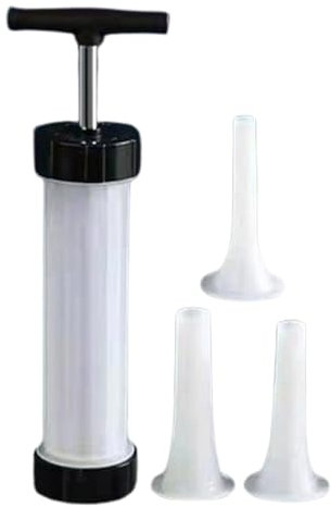 Relleno de salchichas | Pequeña máquina de salchichas para hacer salchichas caseras, 3 tubos de relleno, máquina vertical de carne rápida, herramienta de relleno de salchichas de cocina para hacer hot