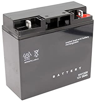 SECURA Gel-Batterie 12V 20Ah kompatibel mit AL-KO 93-H SABO (SA270122) 123039 Rasentraktor