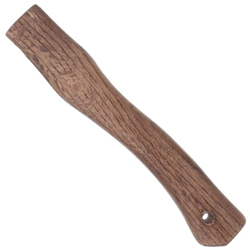 DOITOOL Ersatz-Axtstiel Aus Holz Axtgriff Aus Holz 27.00 cm Ergonomischer Tigerkopf-Griff Für Beil Holzbearbeitung Schnitzen Formen Und Camping