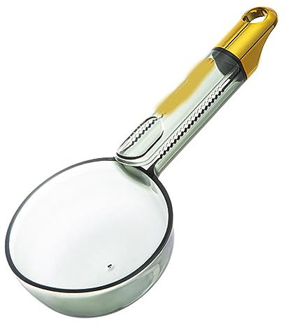 Paletta per Porzioni di Riso, Design a Clip per Tazza di Riso, 180 Ml, Set di Palette da in Plastica, Misurino per Riso con Manico Lungo, per Riso, Farina, Alimenti