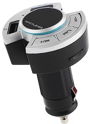 NUOBESTY Lettore Fm Per Auto Unità Usb Caricabatterie Usb Multiuso Lettore Musicale Per Auto Kit Vivavoce Wireless Riproduci Wma Supporta Radio Fm Per Ricarica Trasmissione Navigatore