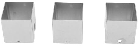 Pwshymi Universeller Grill-Abstandshalter aus Edelstahl Zum Grillen Im Freien, Wärmeplatten-Abstandshalter für Grilleimer und -pfanne, 3er-Packung, Ideal für den Heimgebrauch