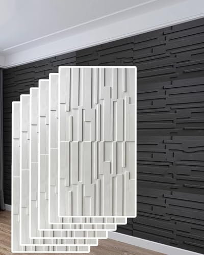 Generisch 3D-Wandpaneele, Lamellen-Design für die Innenwandgestaltung, Holzverkleidungsplatten für Küche und Außenbereich, zuschneidbare Akustikverkleidung