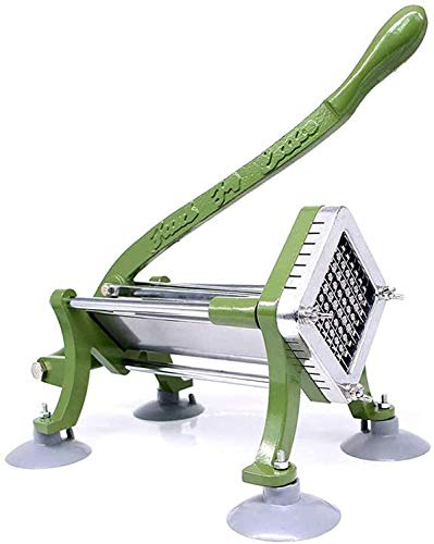 French Fry Cutter Commercial Potato Cutter with Suction Feet, 1/4