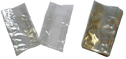 Cellophan Flachbeutel 4x6cm (400St.) von BLÜHKING® z.B. für Briefmarken